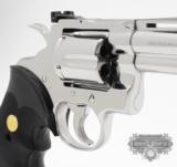 Colt Python .357 Mag.4 Inch Bright Stainless Finish. DOM 1987. As New In Blue Case - 4 of 8