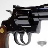 Colt Python 357 Mag. 2 1/2 Inch Blue. Like New Condition. DOM 1977. With Box - 5 of 9