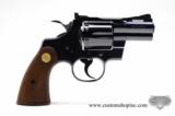 Colt Python 357 Mag. 2 1/2 Inch Blue. Like New Condition. DOM 1977. With Box - 3 of 9