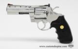 Colt Python .357 Mag.
4 Inch Bright Stainless Finish. DOM 1997. As New In Blue Case - 6 of 8