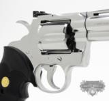Colt Python .357 Mag.
4 Inch Bright Stainless Finish. DOM 1997. As New In Blue Case - 4 of 8
