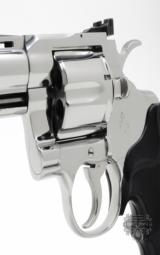 Colt Python .357 Mag.
4 Inch Bright Stainless Finish. DOM 1997. As New In Blue Case - 8 of 8