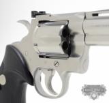 Colt Python .357 Mag. 4 Inch Satin Stainless Finish. DOM 1993. As New In Blue Case/Picture Box - 4 of 8