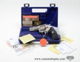 Colt Python .357 Mag. 4 Inch Satin Stainless Finish. DOM 1993. As New In Blue Case/Picture Box - 2 of 8