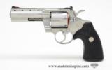 Colt Python .357 Mag. 4 Inch Satin Stainless Finish. DOM 1993. As New In Blue Case/Picture Box - 6 of 8
