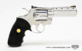 Colt Python 357 Mag. 4 Inch Bright Stainles. DOM 1983. Like New In Case - 3 of 8