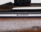 BEAUTIFUL W.J. HAUCK Engraved by ROBERT KAIN!! .222 REM Falling Block Rifle!!! STUNNING!! - 15 of 16