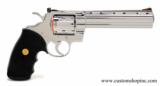 Colt Python .357 Mag. 6 Inch, Bright Stainless Finish. Like New Condition. In Blue Hard Case. - 2 of 8