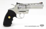 Colt Python .357 Mag 4 Inch Satin Stainless Steel Finish. Like New Condition. - 3 of 8