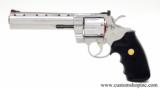 Colt Python .357 Mag 6" Satin Stainless Steel Finish 'Like New' Condition In Blue Hard Case. - 6 of 8