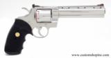Colt Python .357 Mag 6" Satin Stainless Steel Finish 'Like New' Condition In Blue Hard Case. - 3 of 8