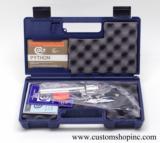 Colt Python .357 Mag 6" Satin Stainless Steel Finish 'Like New' Condition In Blue Hard Case. - 2 of 8
