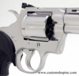 Colt Python .357 Mag 6" Satin Stainless Steel Finish 'Like New' Condition In Blue Hard Case. - 4 of 8