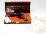 Colt Python 'C' Engraved. 6 Inch Blue. Like New/Unfired. In Presentation Case With Letter - 1 of 9