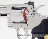 Colt Python .357 Mag. 4 inch. Bright Stainless Finish. Like New In Blue Case. - 8 of 8