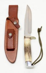 Randall Made Model 5. Camp And Trail Knife. Stag Handle - 2 of 2