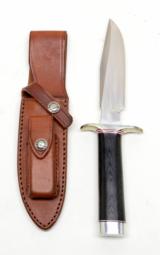 Randall Made Model 1. All Purpose Fighting Knife. Green Mircata Handle - 1 of 2