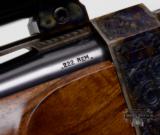 BEAUTIFUL W.J. HAUCK Engraved by ROBERT KAIN!! .222 REM Falling Block Rifle!!! STUNNING!! - 3 of 15
