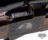 BEAUTIFUL W.J. HAUCK Engraved by ROBERT KAIN!! .222 REM Falling Block Rifle!!! STUNNING!! - 6 of 15