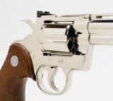 Colt Python 6 Inch. Nickel Finish. 357 Mag. Excellent Condition. DOM 1977. No Box. - 2 of 8