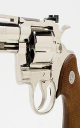 Colt Python 6 Inch. Nickel Finish. 357 Mag. Excellent Condition. DOM 1977. No Box. - 6 of 8