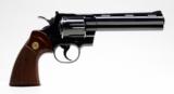 Colt Python 357 Mag 6 Inch Blue. DOM 1981. Like New. No Box - 2 of 8