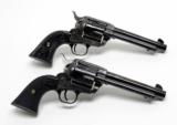 Matching Engraved Colt Single Action Army Revolvers. Colt .45. One SAA, One Cowboy. Sold As Pair Only. - 7 of 19