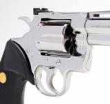 Colt Python .357 Mag.4" Bright Stainless Finish. 150 YR Commemorative Medallions. Like New In Red Box - 5 of 10