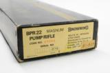 Browning BPR Grade II 22 Mag Pump Rifle. 1980. New In Box - 10 of 10