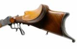 Schuetzen Target Rifle. DOM 1928. 8.15 x 46mm. With Case And Many Extra's. - 7 of 10