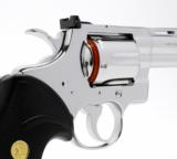 Colt Python 357 Mag. 6 Inch Bright Stainless Finish. DOM 1987. Like New In Case. - 5 of 9