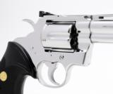 Colt Python 357 Mag. 6 Inch Bright Stainless Finish. DOM 1987. Like New In Case. - 4 of 9
