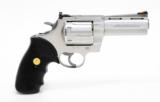 Colt Anaconda 44 Mag. Rare 4 Inch. Stainless Finish. Like New With Case - 3 of 9