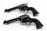 Colt 45 SAA Matching Engraved Revolvers. One Army, One Cowboy. Sold As Pair Only. - 8 of 19