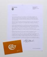 Colt Python Instruction Manual 1955 to 1977. Colt Letter. Free Shipping! - 1 of 4