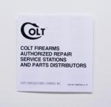 Colt Lawman MKIII Manual, Repair Stations, Colt Letter. 1979 - 3 of 5