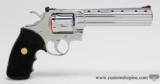 Colt Python .357 Mag.
6 Inch Bright Stainless Finish.
Like New In Blue Case.
1986 - 3 of 8