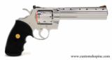 Colt Python .357 Mag. 6 Inch, Bright Stainless Finish. Like New Condition. In Blue Hard Case. - 3 of 9