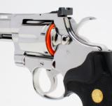 Colt Python 357 Mag. Bright Stainless 4 Inch. New In Picture Box. PM Collection - 7 of 9