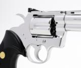 Colt Python 357 Mag. 6 Inch Bright Stainless Finish. DOM 1987. Like New In Case - 4 of 9
