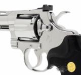 Colt Python .357 Mag. 4 inch. Bright Stainless Finish. Like New In Blue Case. - 7 of 8
