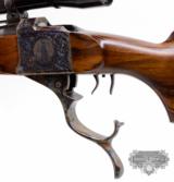 BEAUTIFUL W.J. HAUCK Engraved by ROBERT KAIN!! .222 REM Falling Block Rifle!!! STUNNING!!- 6 of 16