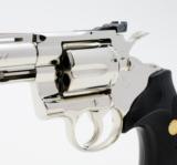Colt Python 357 Mag. 4 Inch. Nickel Finish. DOM 1979. Excellent With Case And More. WS Collection - 7 of 8