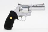Colt Anaconda 44 Mag. 4 Inch Bright Stainless. Like New In Hard Case. - 3 of 8