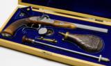 Pedersoli Le Page Muzzle Loader Handgun. In Wood Box. Excellent Condition. With Accessories. TT COLLECTION - 2 of 5