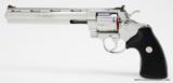 Colt Python .357 Mag 8" Bright Stainless Steel Finish, Like New In Blue Case. - 6 of 9