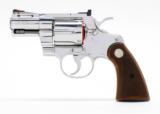Colt Python 357 Mag. 2 1/2 Inch Bright Stainless Finish. Like New In Blue Case. DOM 1987 - 6 of 9