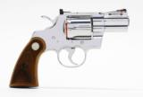 Colt Python 357 Mag. 2 1/2 Inch Bright Stainless Finish. Like New In Blue Case. DOM 1987 - 3 of 9