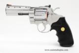 Colt Python .357 Mag. 4 inch. Bright Stainless Finish. Like New In Blue Case. - 6 of 8