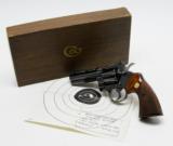 Colt Python 357 Mag. 4 Inch Blue. DOM 1968. In Original Box. Excellent. MJ COLLECTION - 4 of 6
